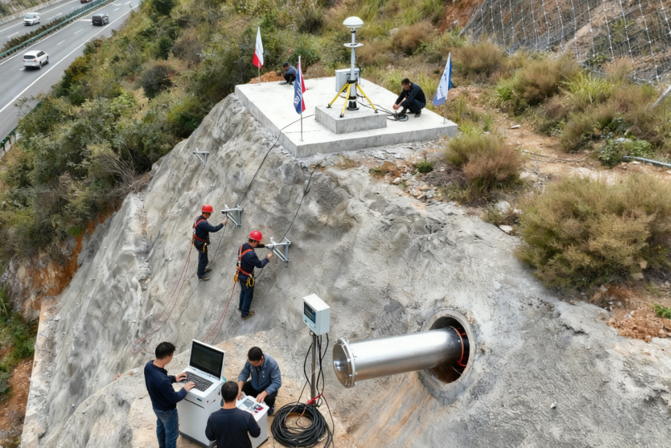 山区高速公路边坡安全自动监测案例