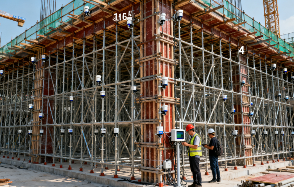 大型商业综合体项目高支模自动监测实际案例